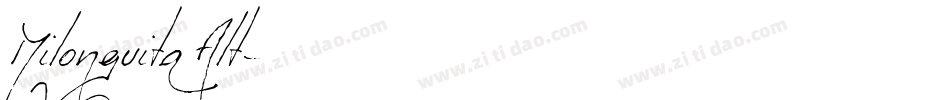 Milonguita Alt字体转换